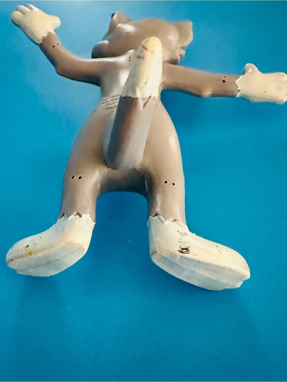 Tom & Jerry Television Cartoon Show Tom Cat Vintage 1989 Bendable Toy Figure 6”